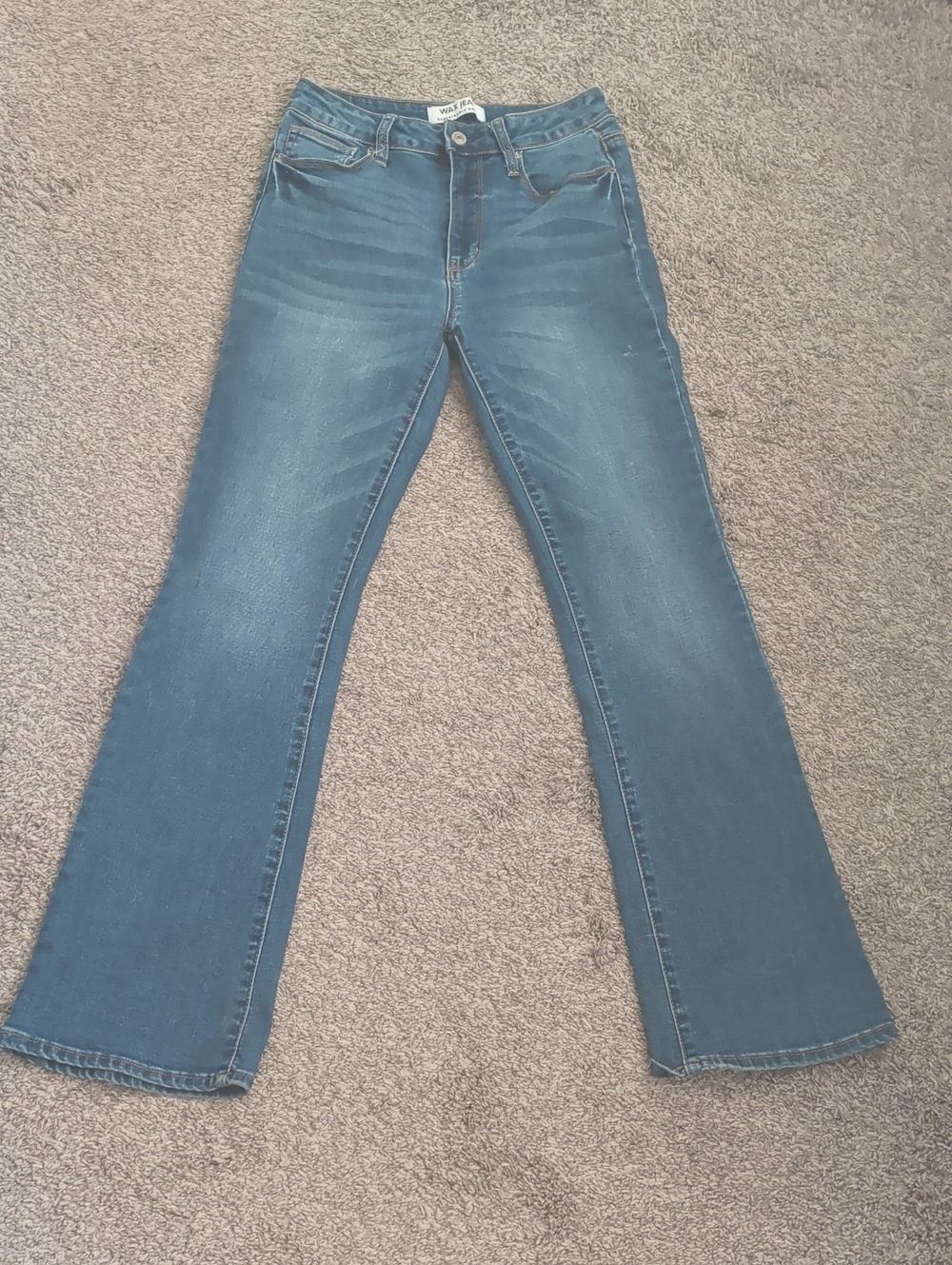 Wax Jean Women's Blue Flare Jeans Size 27 Waist